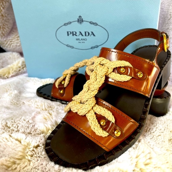 Prada rope sandals Clearance